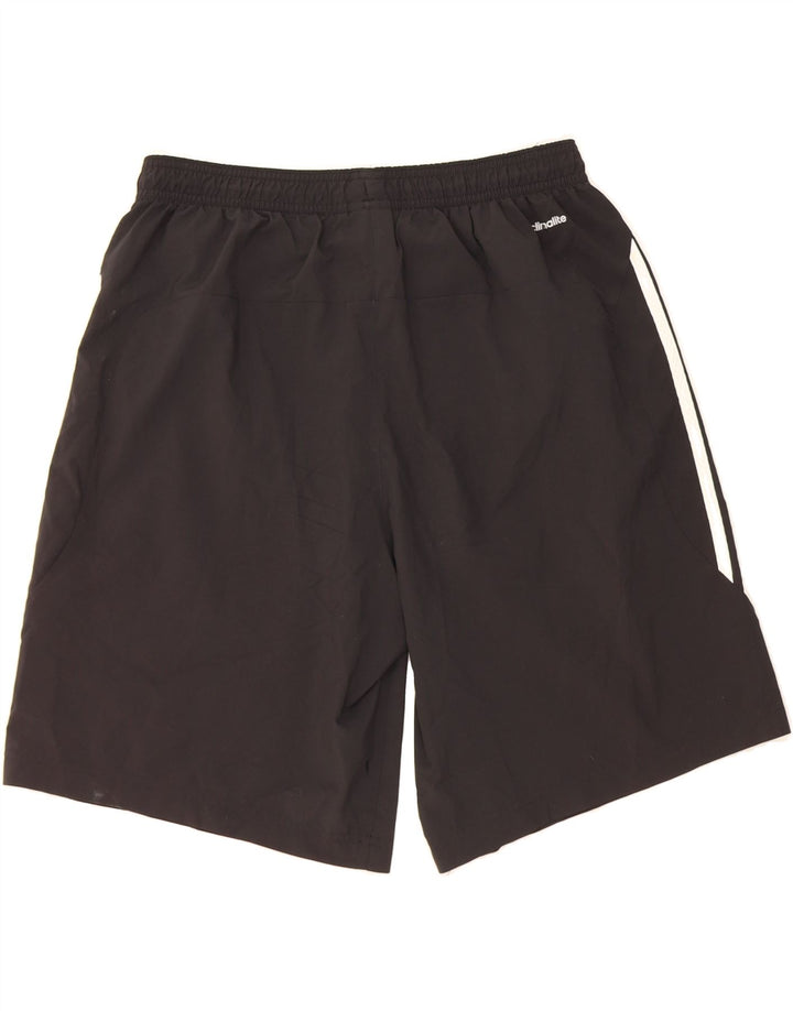 ADIDAS Mens Climalite Sport Shorts Large Black Polyester Vintage Adidas and Second-Hand Adidas from Messina Hembry 