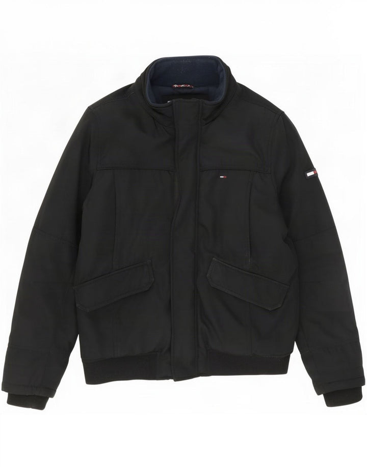 Tommy Hilfiger Herren Bomberjacke UK 40 Large Schwarz