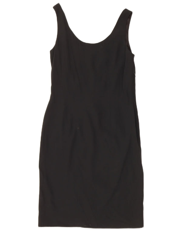 Ärmelloses Etuikleid für Damen von Seventy IT 40 Small Schwarze Viskose