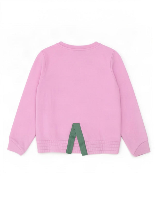 Nike Mädchen-Sweatshirt mit Grafik, 5–6 Jahre, mittelrosa, Baumwolle