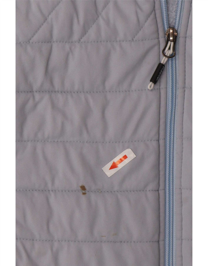 New Balance Damen Fleecejacke UK 16 Large Blau Polyester