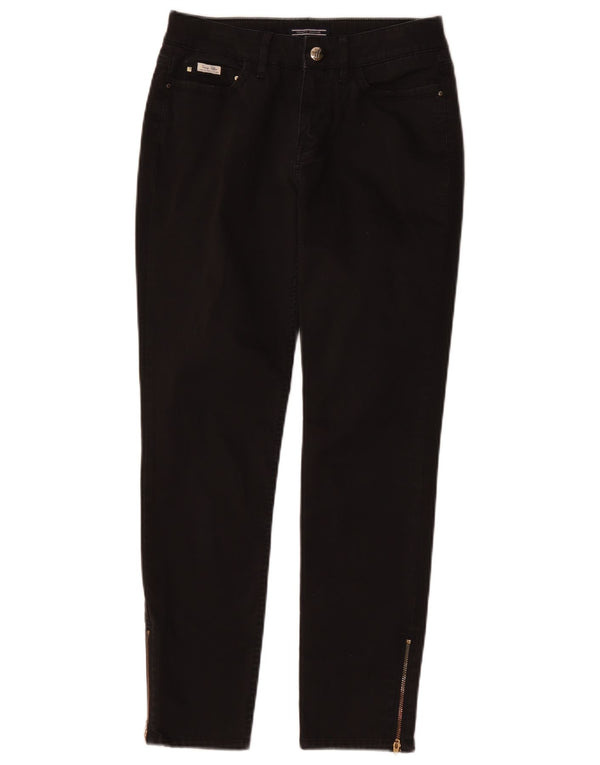 Tommy Hilfiger Damen Slim Jeans UK 4 Medium W28 L27 Schwarz Baumwolle