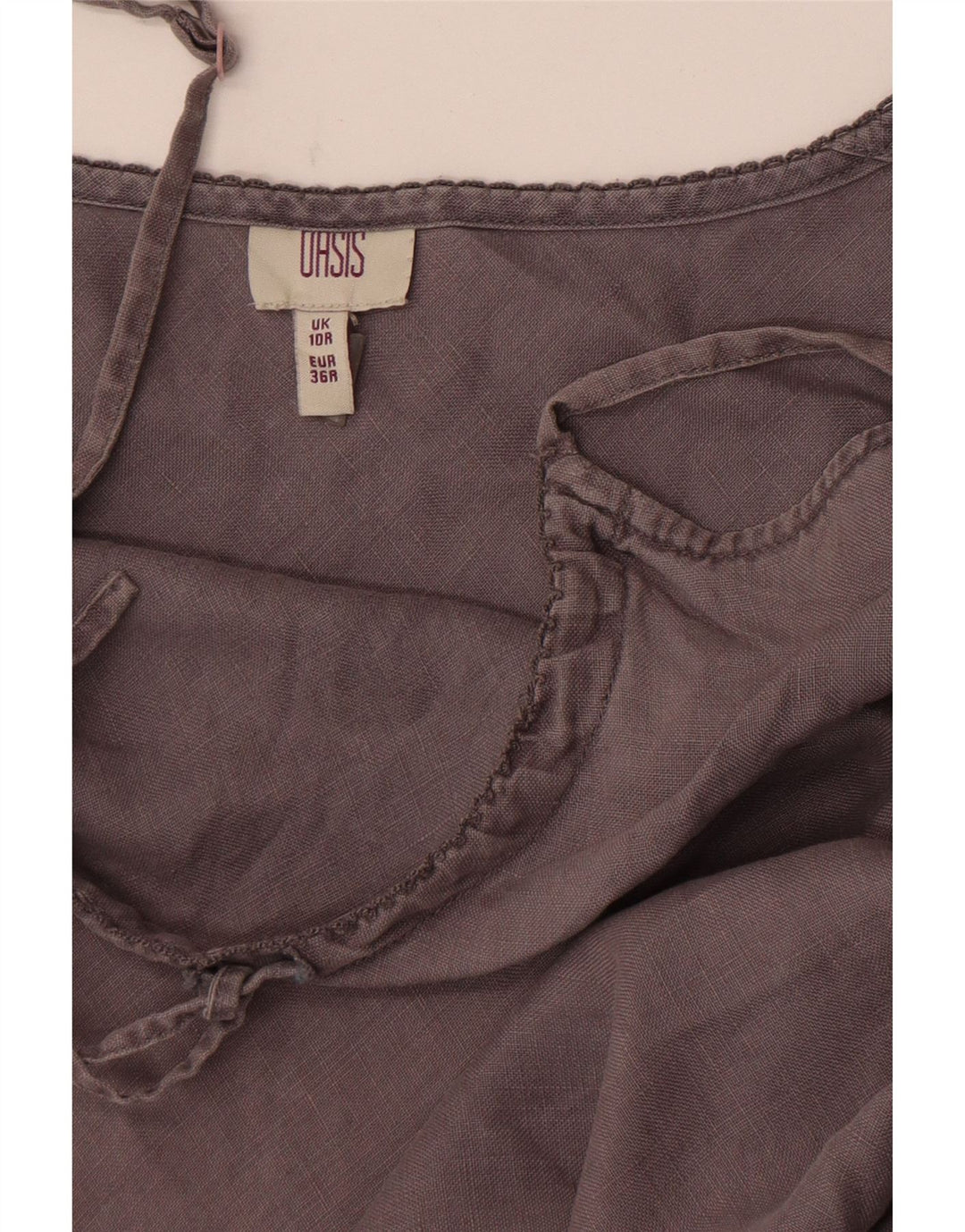 Oasis Damen Sommerkleid UK 10 Small Grau