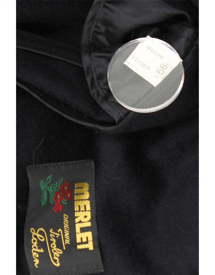 Merlet Herrenmantel IT 56 3XL Marineblaue Schurwolle