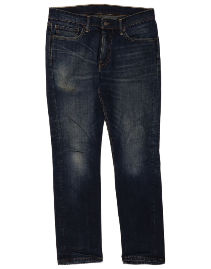 Levi's Damen 511 Slim Jeans W32 L30 Marineblau Baumwolle