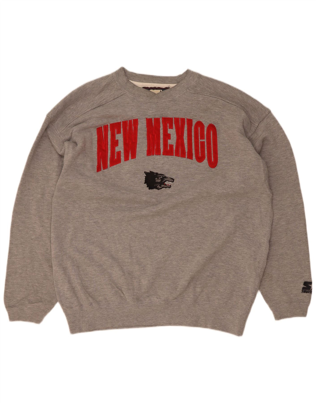 Starter Herren New Maxico State Graphic Sweatshirt Pullover Large Grau meliert