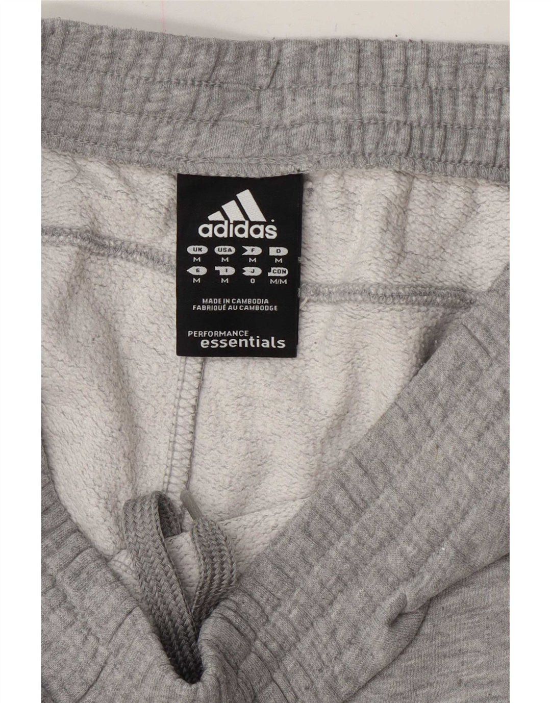 Adidas Herren Trainingshose Jogger mittelgraue Baumwolle