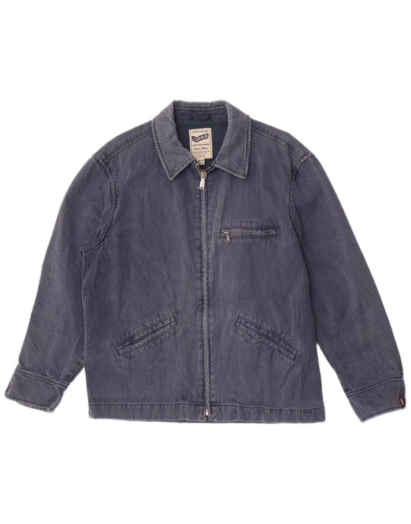 Gas Mens Utility Jacket UK 38 Medium Blue