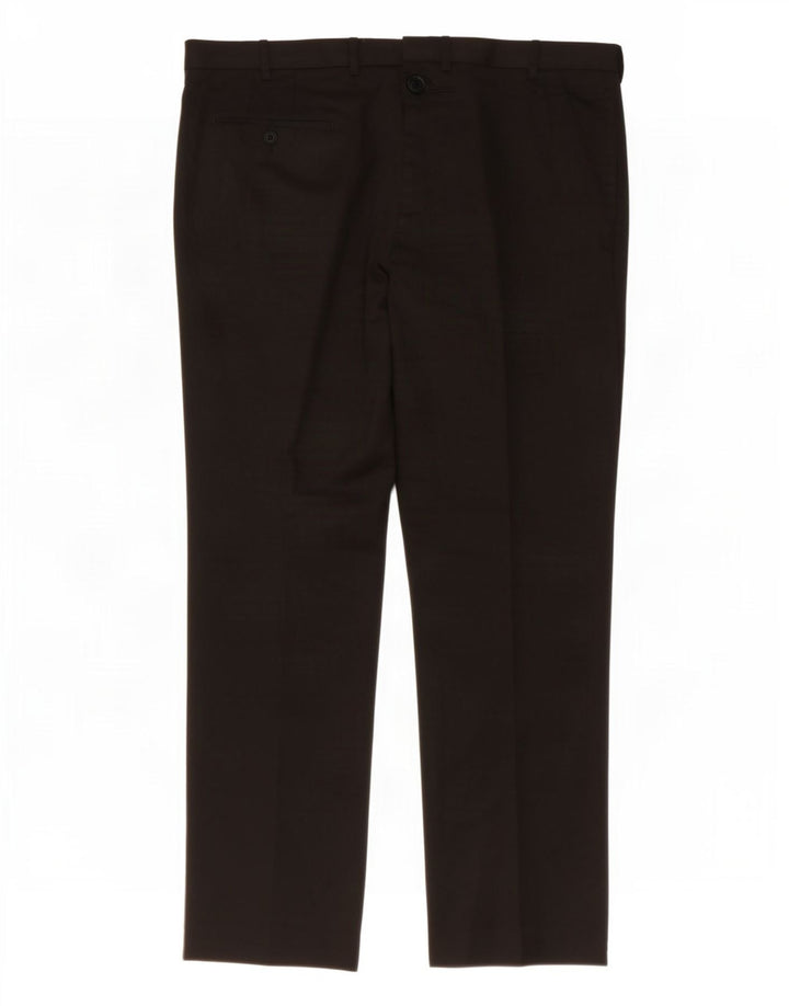 Marks & Spencer Herren-Anzughose, normal, W40, L31, Schwarz, Polyester