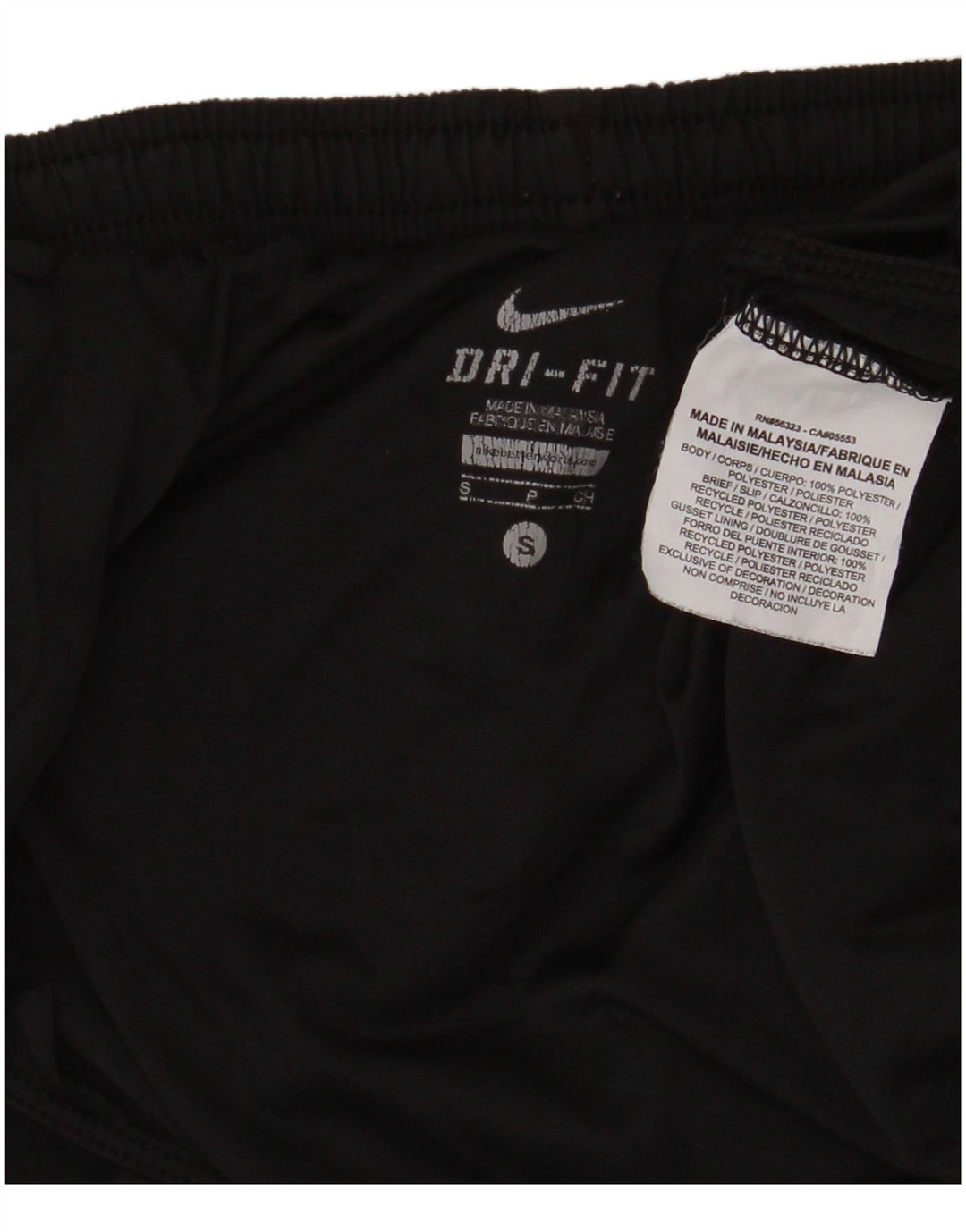 Nike Damen Dri Fit Sport Shorts UK 8 Small Schwarz Polyester