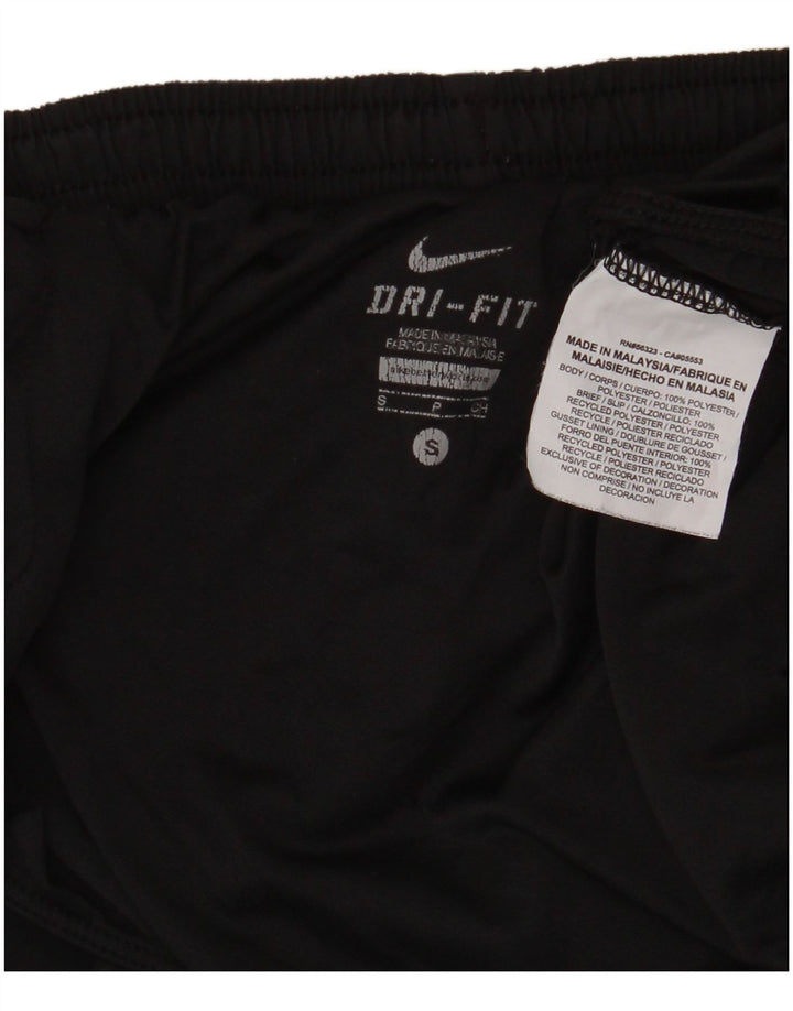 Nike Damen Dri Fit Sport Shorts UK 8 Small Schwarz Polyester