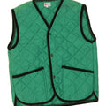 BREMA Mens Quilted Gilet UK 36 Small Green Nylon Vintage Brema and Second-Hand Brema from Messina Hembry 