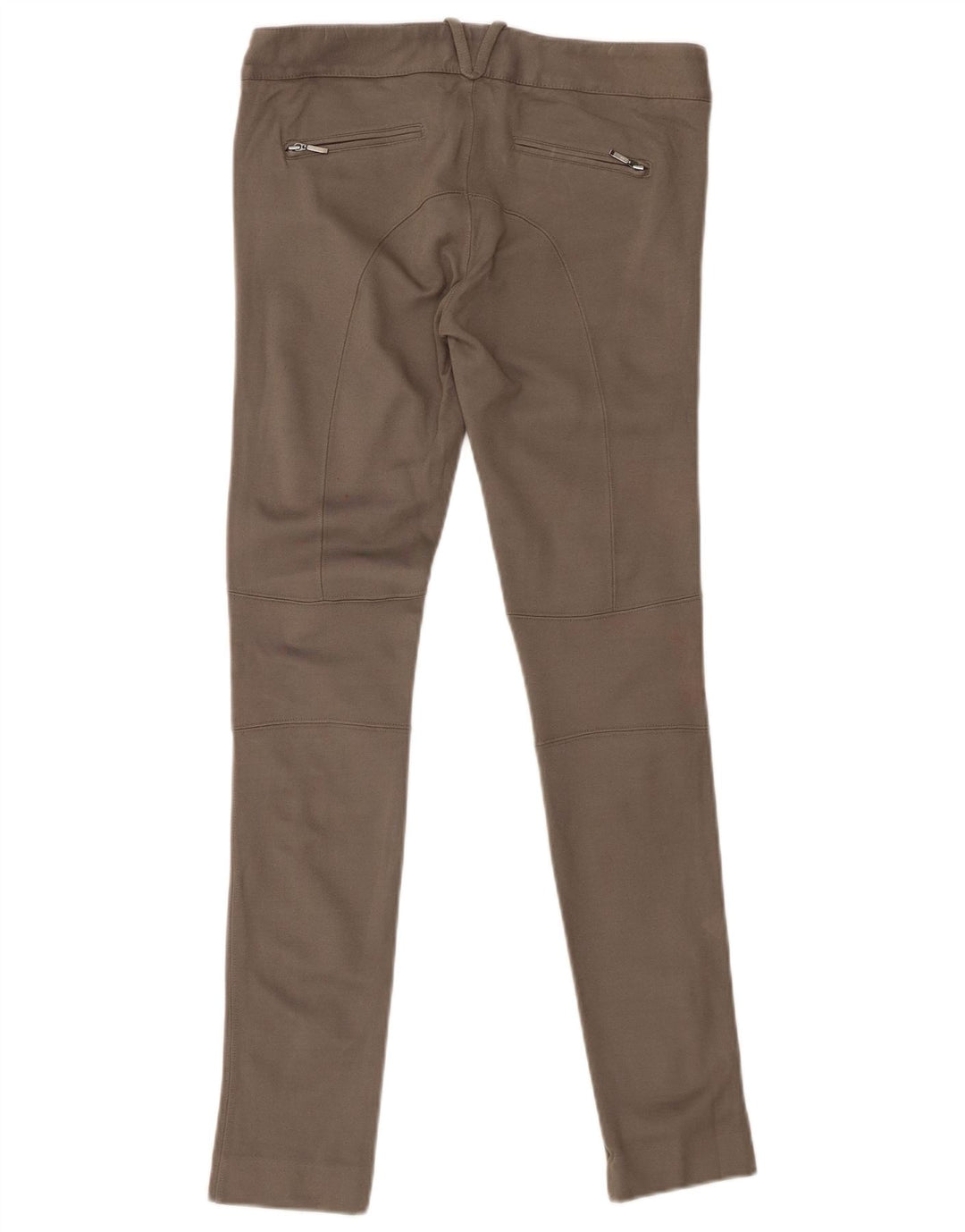 MASSIMO DUTTI Damen Skinny Freizeithose EU 36 XS W26 L29 Khaki Modal