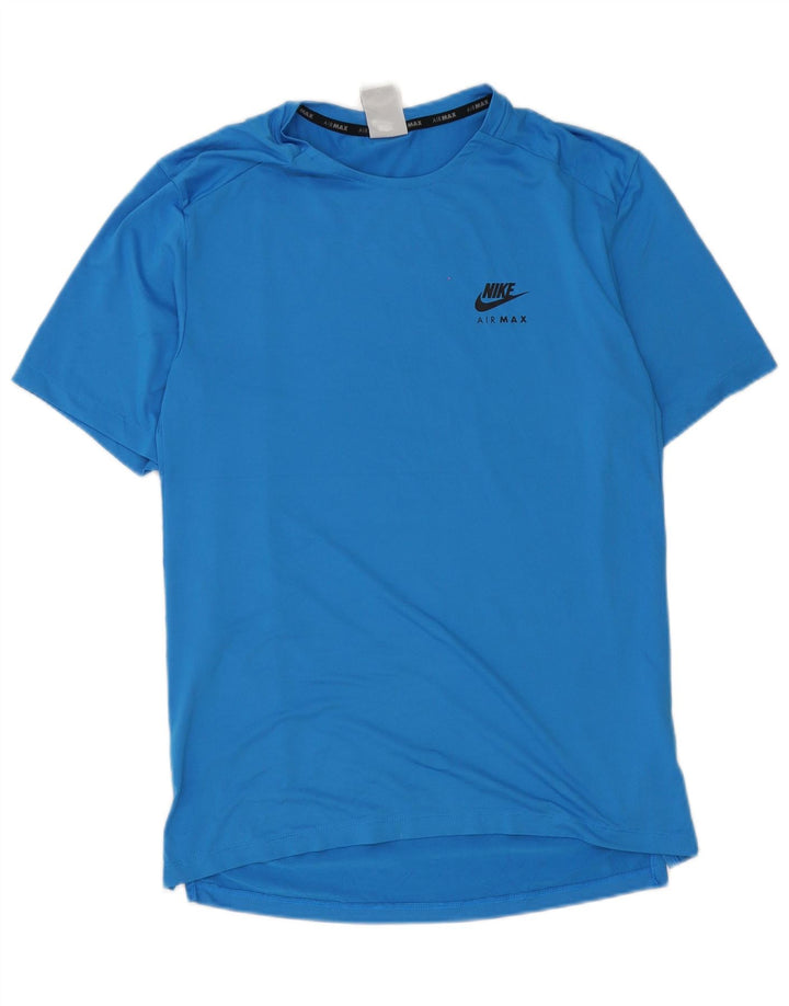 Nike Herren-T-Shirt mit Grafik, Größe S, blau, Polyester
