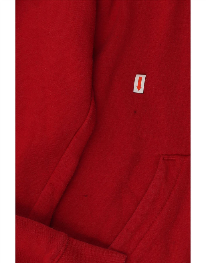 JORDAN Kapuzenpullover für Jungen, 12–13 Jahre, groß, rote Baumwolle