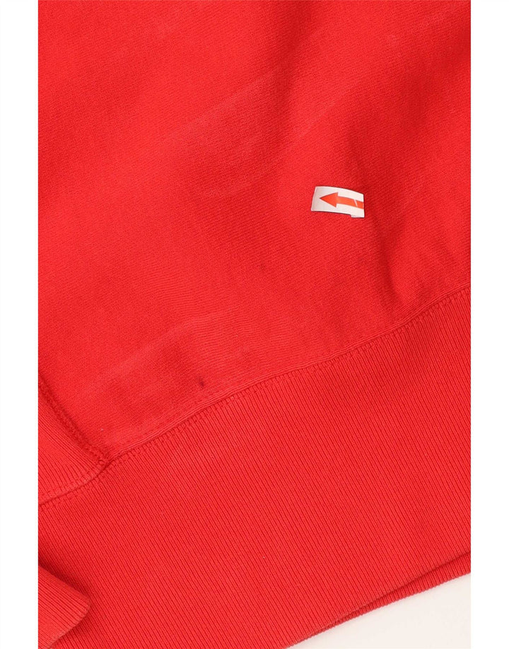 Champion Herren-Sweatshirt-Pullover XL aus roter Baumwolle