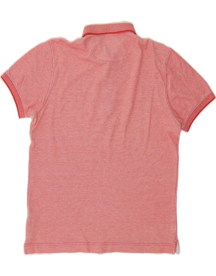 MASSIMO DUTTI Mens Regular Fit Polo Shirt Large Red Cotton Vintage Massimo Dutti and Second-Hand Massimo Dutti from Messina Hembry 