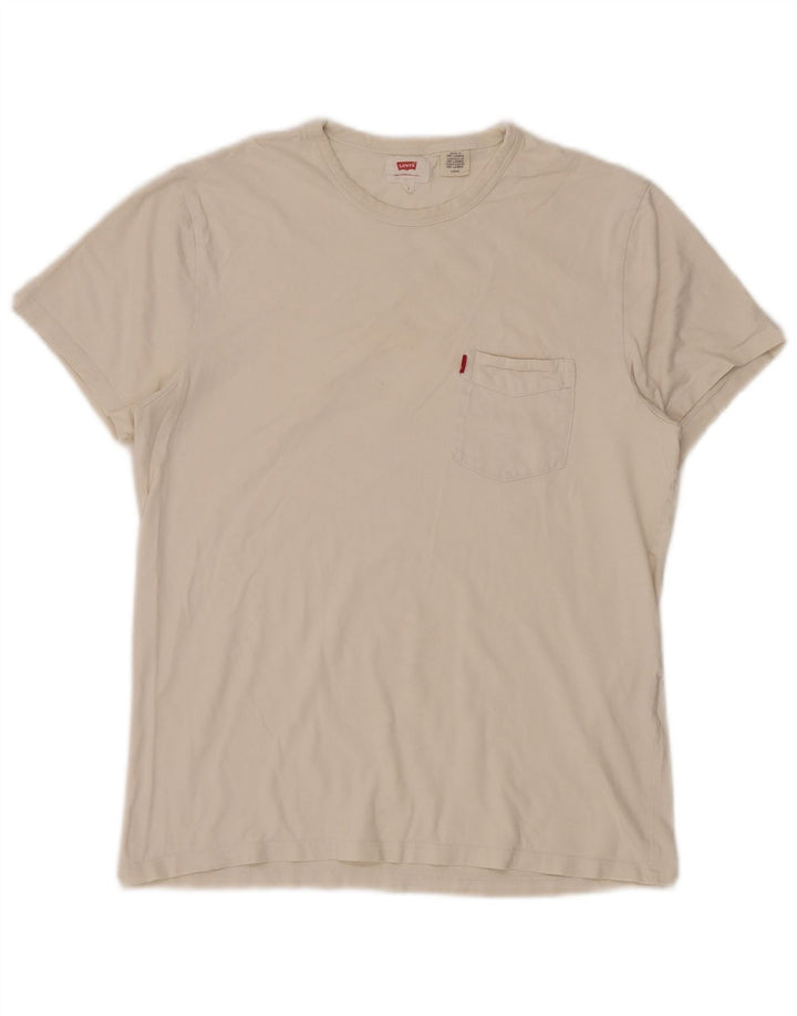 Levi's Herren T-Shirt Top Small Weiß