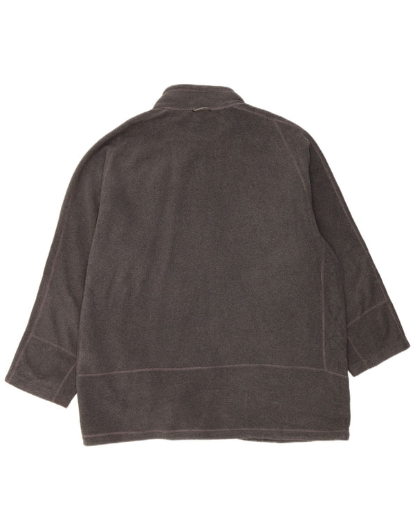 The North Face Mens Liner Fleece Jacket UK 44 2XL Grey Polyester