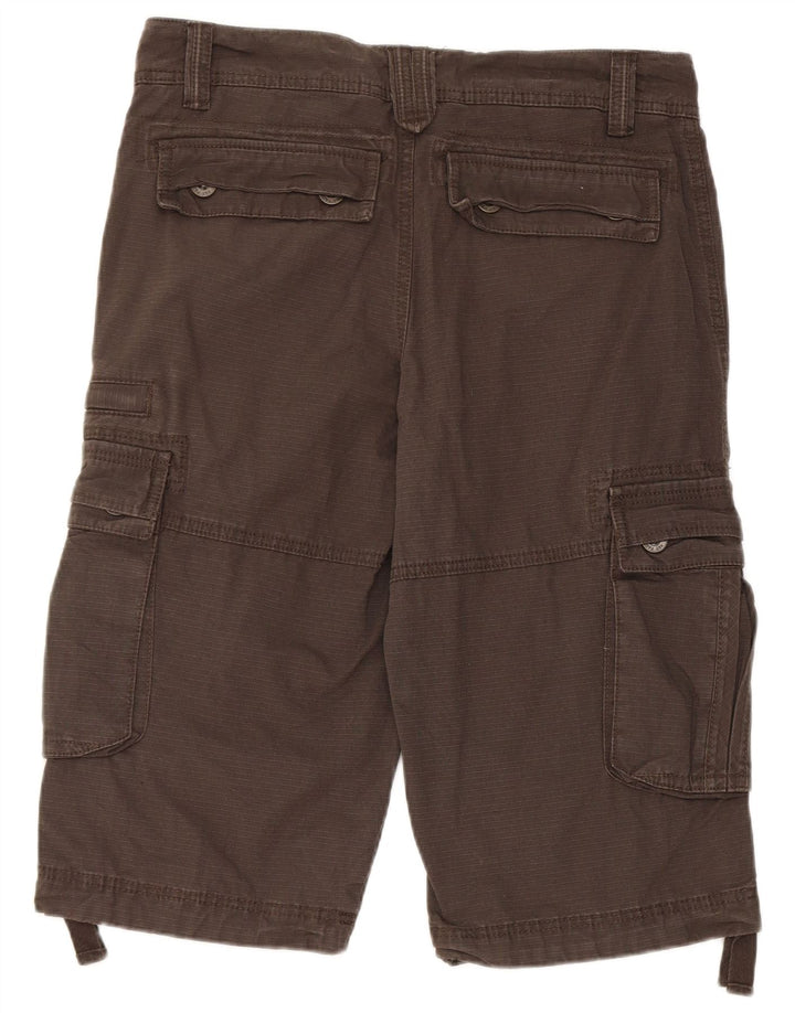 Fat Face Herren Cargo-Bermudashorts W32 mittelgraue Baumwolle
