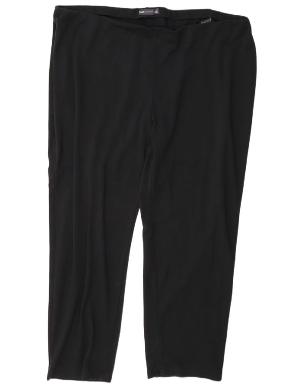 Marks & Spencer Damen Leggings UK 24 4XL W44 L28 Schwarze Viskose