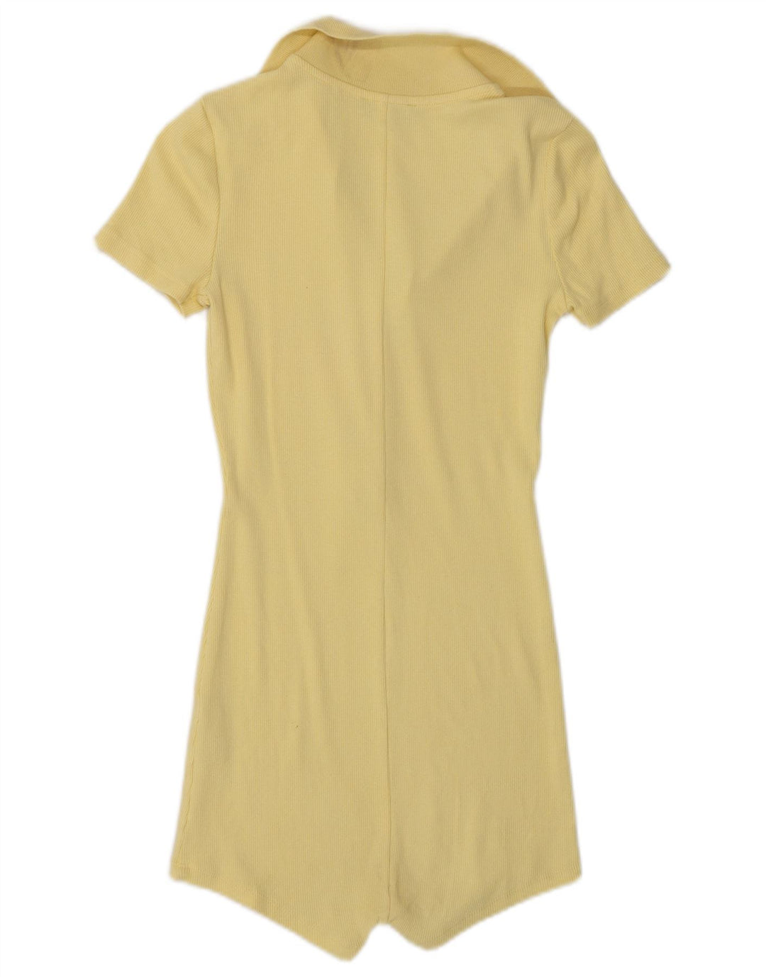 Kurzärmliger Playsuit für Damen von Zara, Gr. 8, Gelb