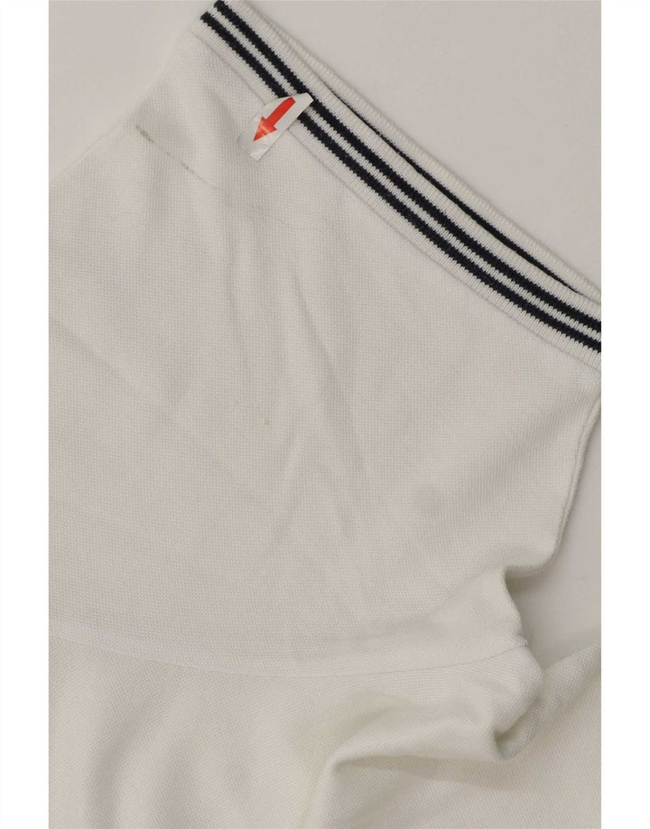 Champion Herren-Poloshirt, groß, weiß gestreift
