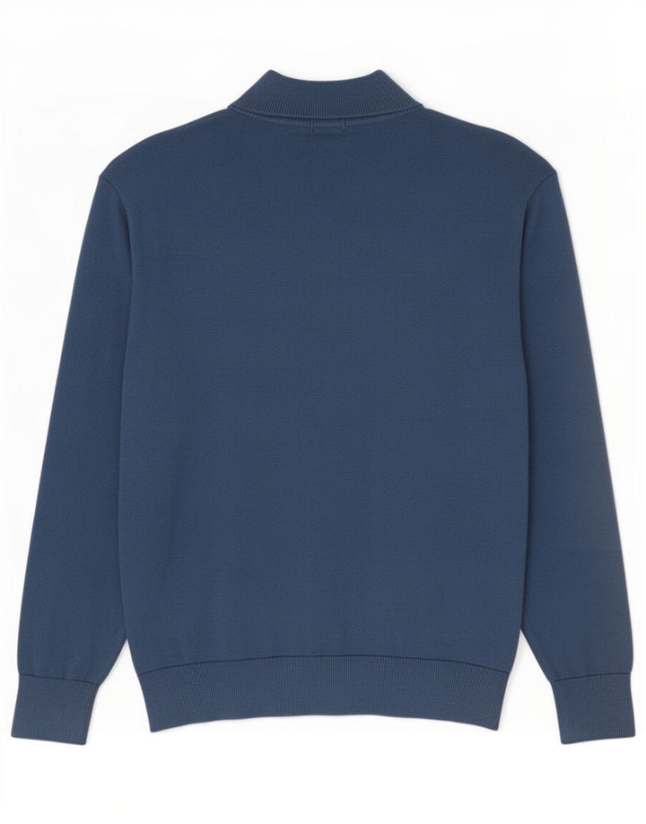 Timberland Herren-Pullover mit Reißverschluss, XL, blaue Baumwolle