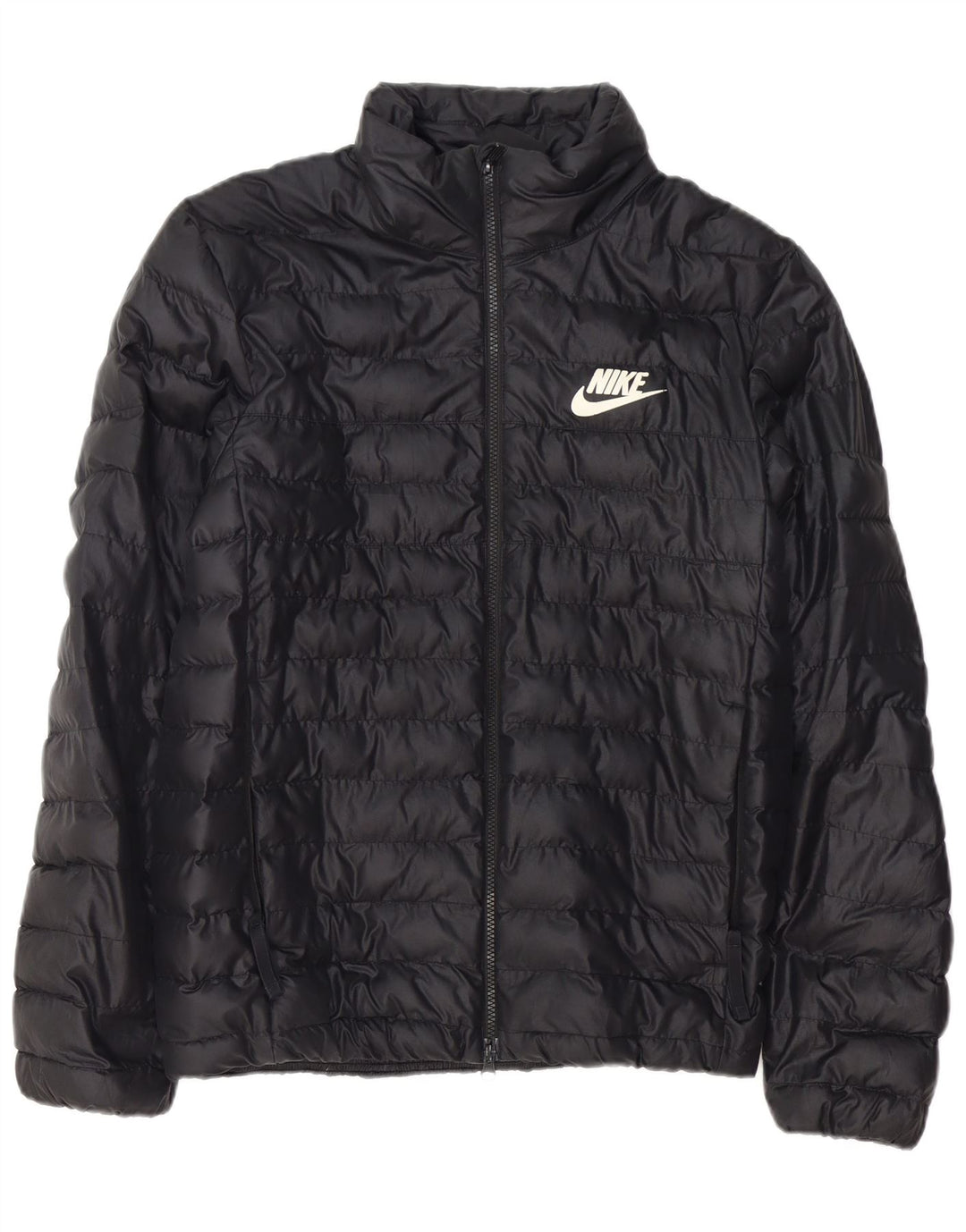 Nike Herren gepolsterte Jacke UK 36 Small Schwarz Polyester