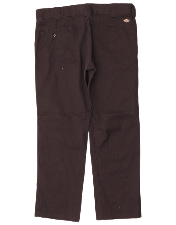 Dickies Slim Straight Chino-Hose für Herren, W36, L30, schwarzes Polyester