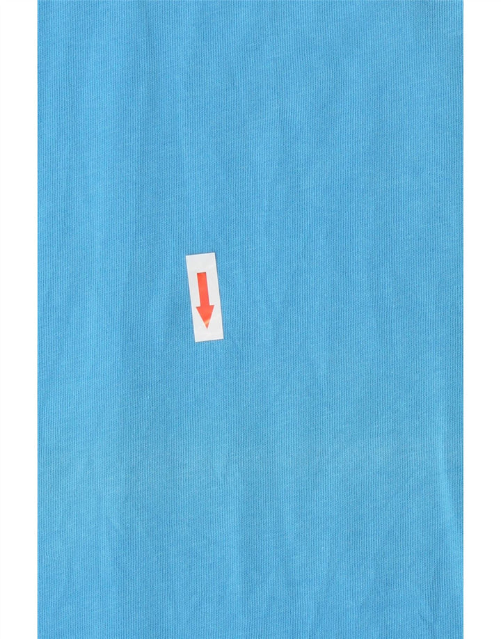 Adidas Herren Climalite T-Shirt Top Große blaue Baumwolle