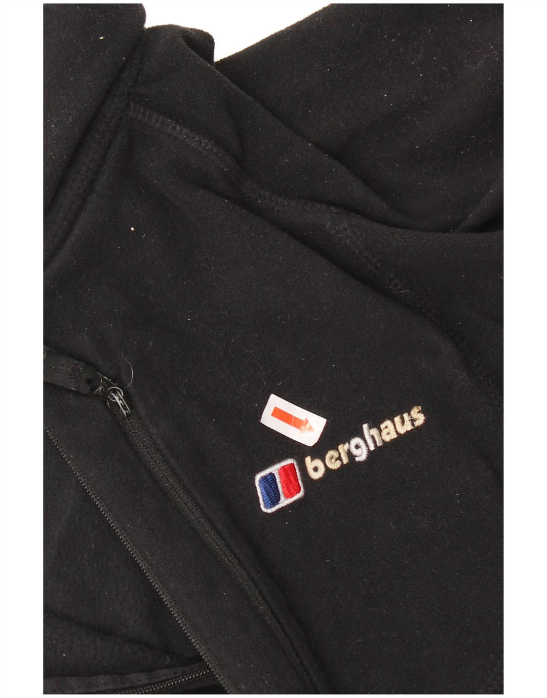 Berghaus Herren-Fleecepullover mit Reißverschluss, 2XL, Schwarz, Polyester