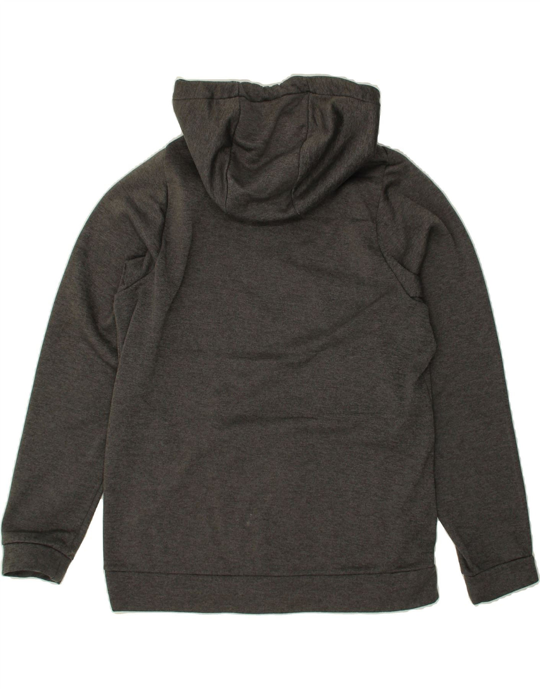 NIKE Mens Dri Fit Graphic Hoodie Jumper Small Grey Flecked Polyester Vintage Nike and Second-Hand Nike from Messina Hembry 
