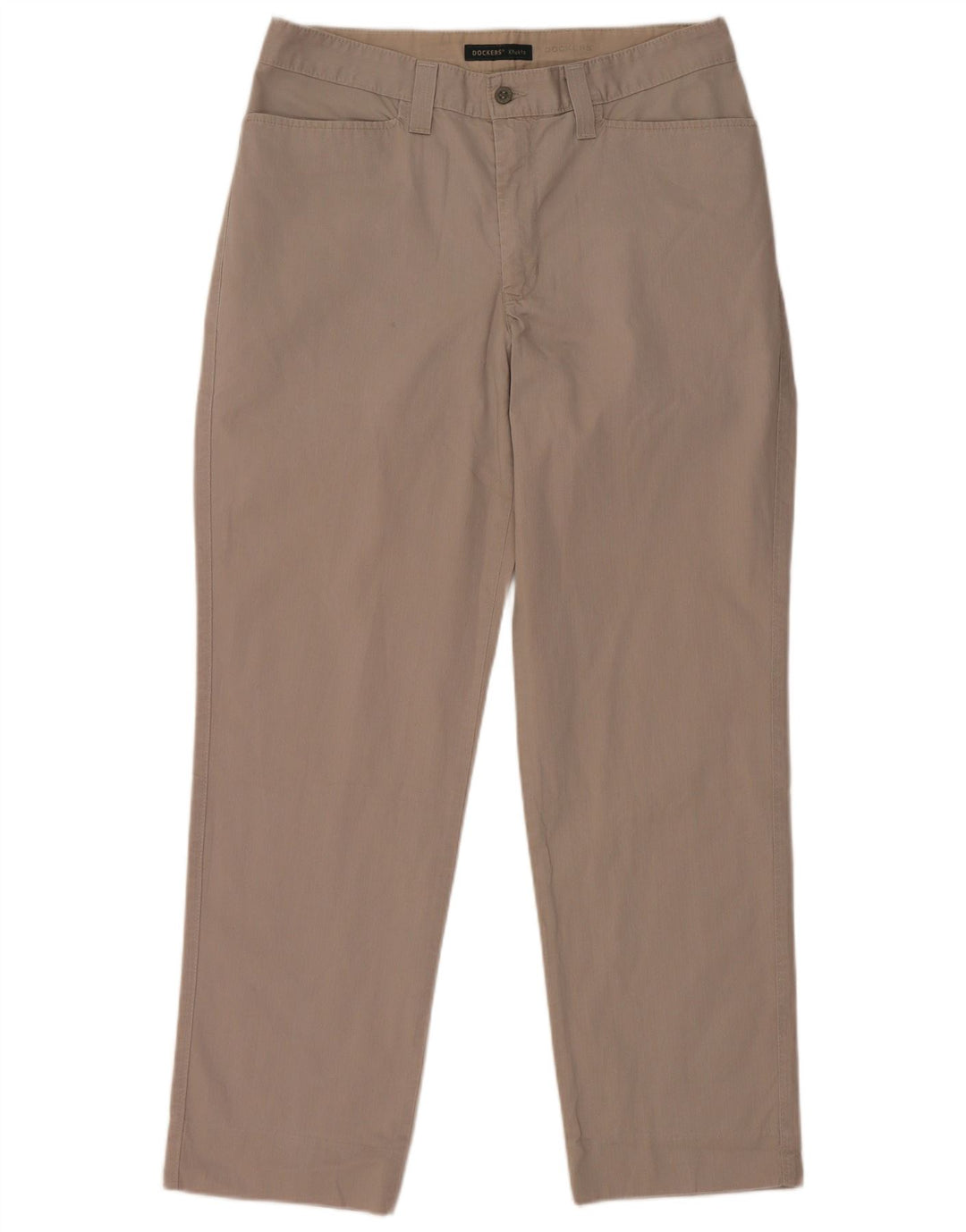 Dockers Herren Khakis Regular Fit Chinohose W34 L29 Graue Baumwolle