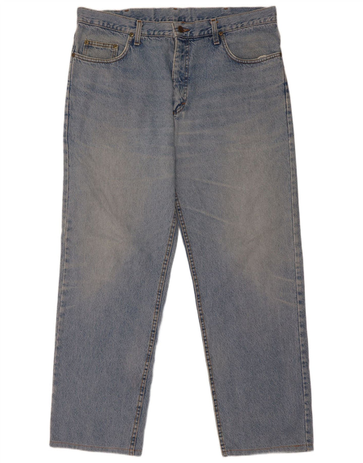 Lee Herren Chicago Straight Jeans W40 L34 Blaue Baumwolle