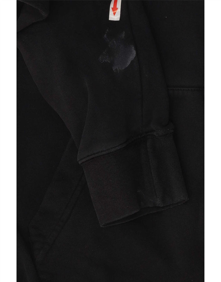 Nike Herren-Kapuzenpullover mit Reißverschluss, mittelschwarz, Baumwolle
