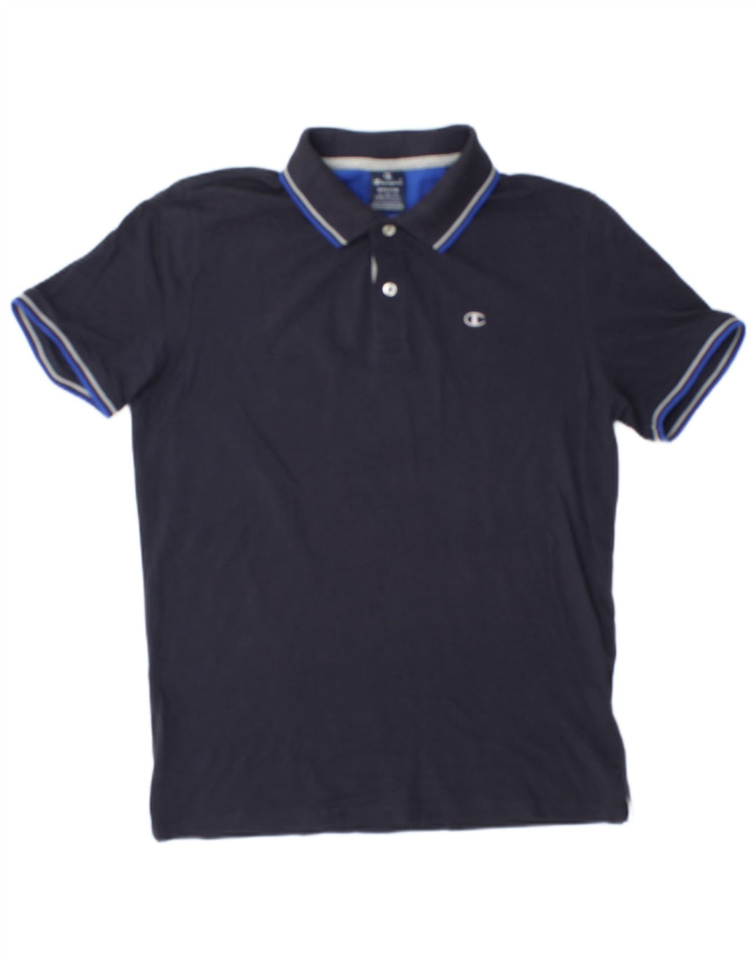 Champion Herren-Poloshirt, mittelmarineblaue Baumwolle