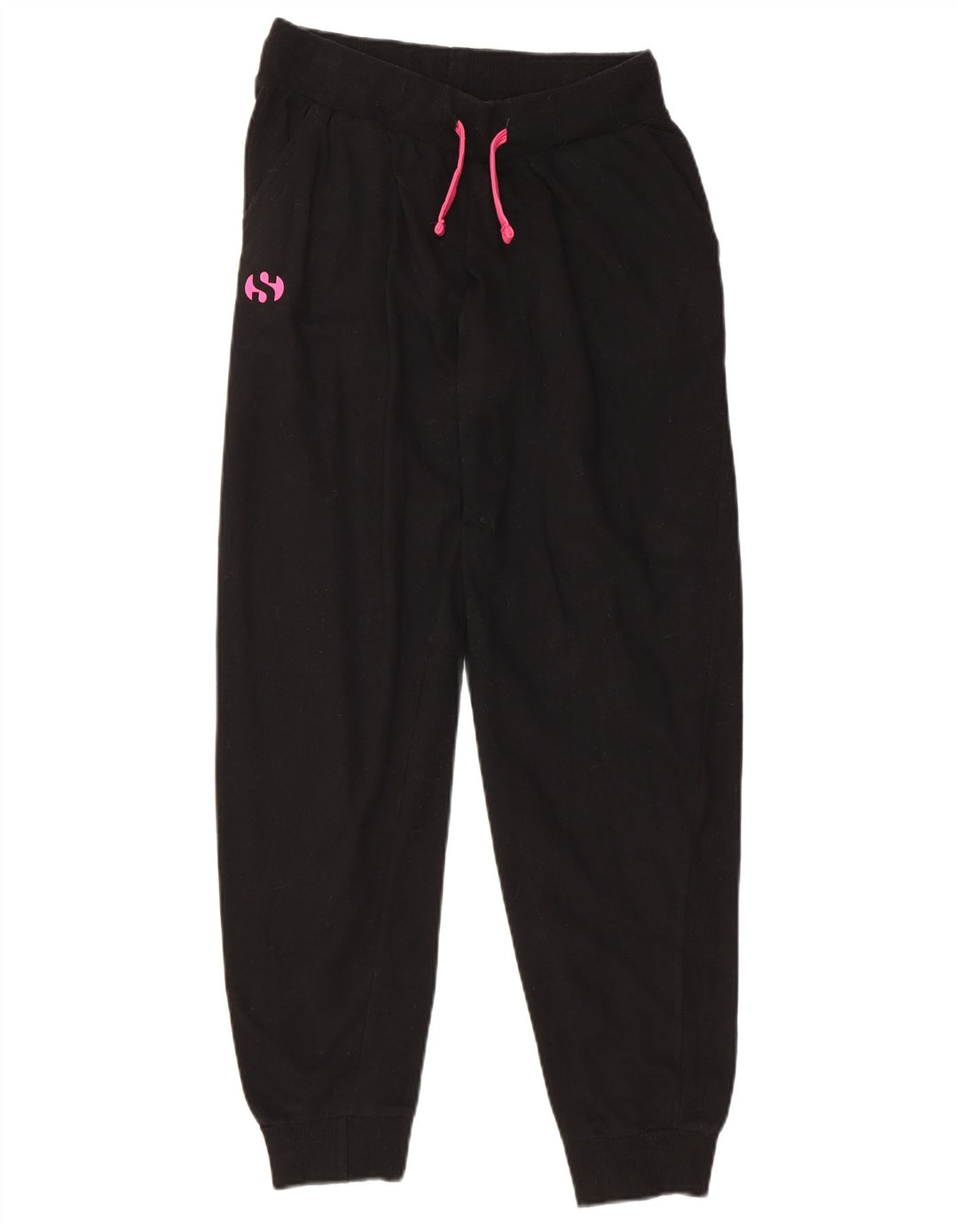 Superga Damen Trainingshose Jogger UK 10 Small Schwarz
