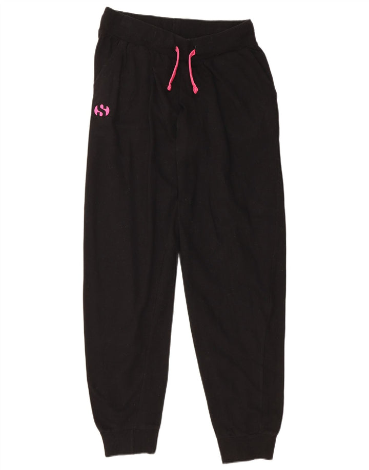Superga Damen Trainingshose Jogger UK 10 Small Schwarz