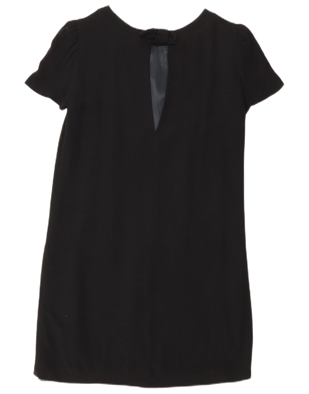 Massimo Dutti Damen Etuikleid EU 40 Mittelschwarze Viskose