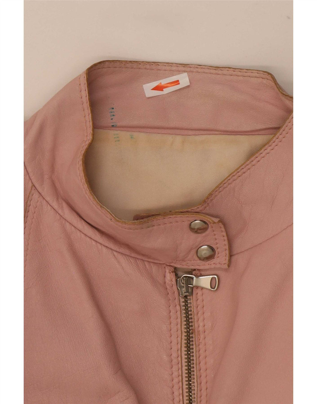 Wanted Damen Leder Racer Jacke IT 48 XL Pink
