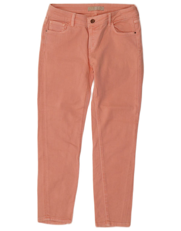 Zara Damen Z1975 Skinny Jeans EU 38 Small W28 L26 Rosa Baumwolle