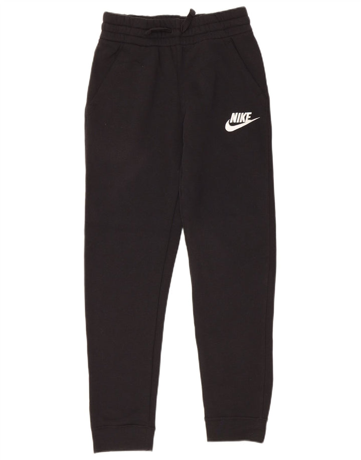 NIKE Jungen-Trainingshose, Jogginghose, 10–11 Jahre, mittlere schwarze Baumwolle