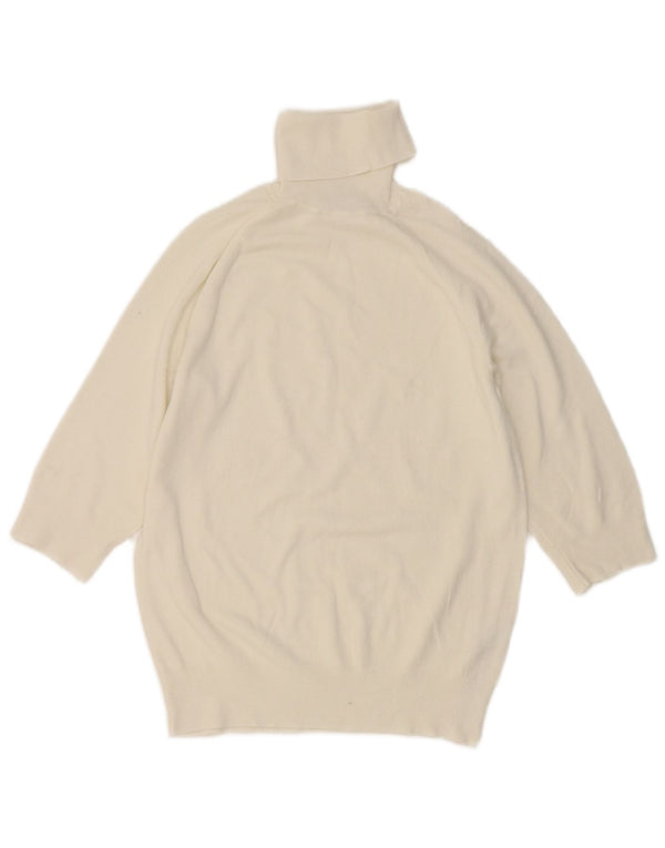 Kurzärmliger Rollkragenpullover von Zara für Damen, Gr. 12, Mittelweiß