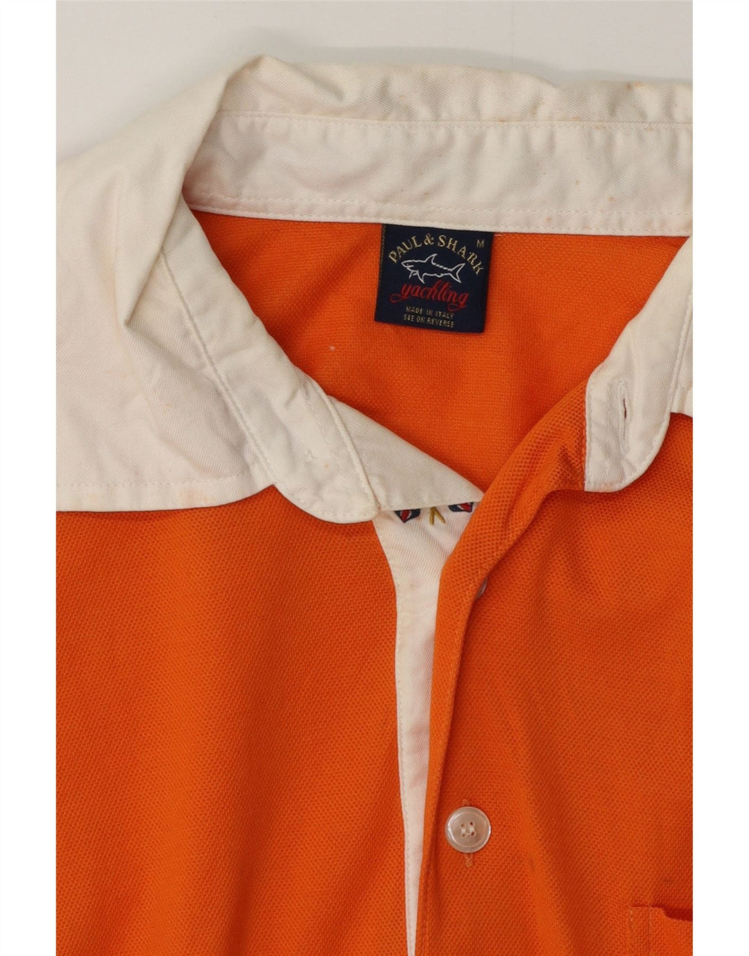 PAUL & SHARK Herren Rugby-Poloshirt Mittelorange