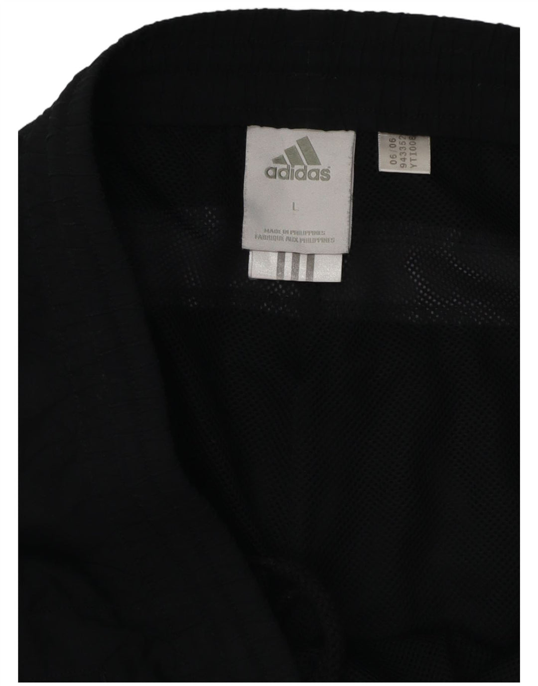 ADIDAS Herren-Trainingshose, groß, schwarzes Farbblock-Polyester