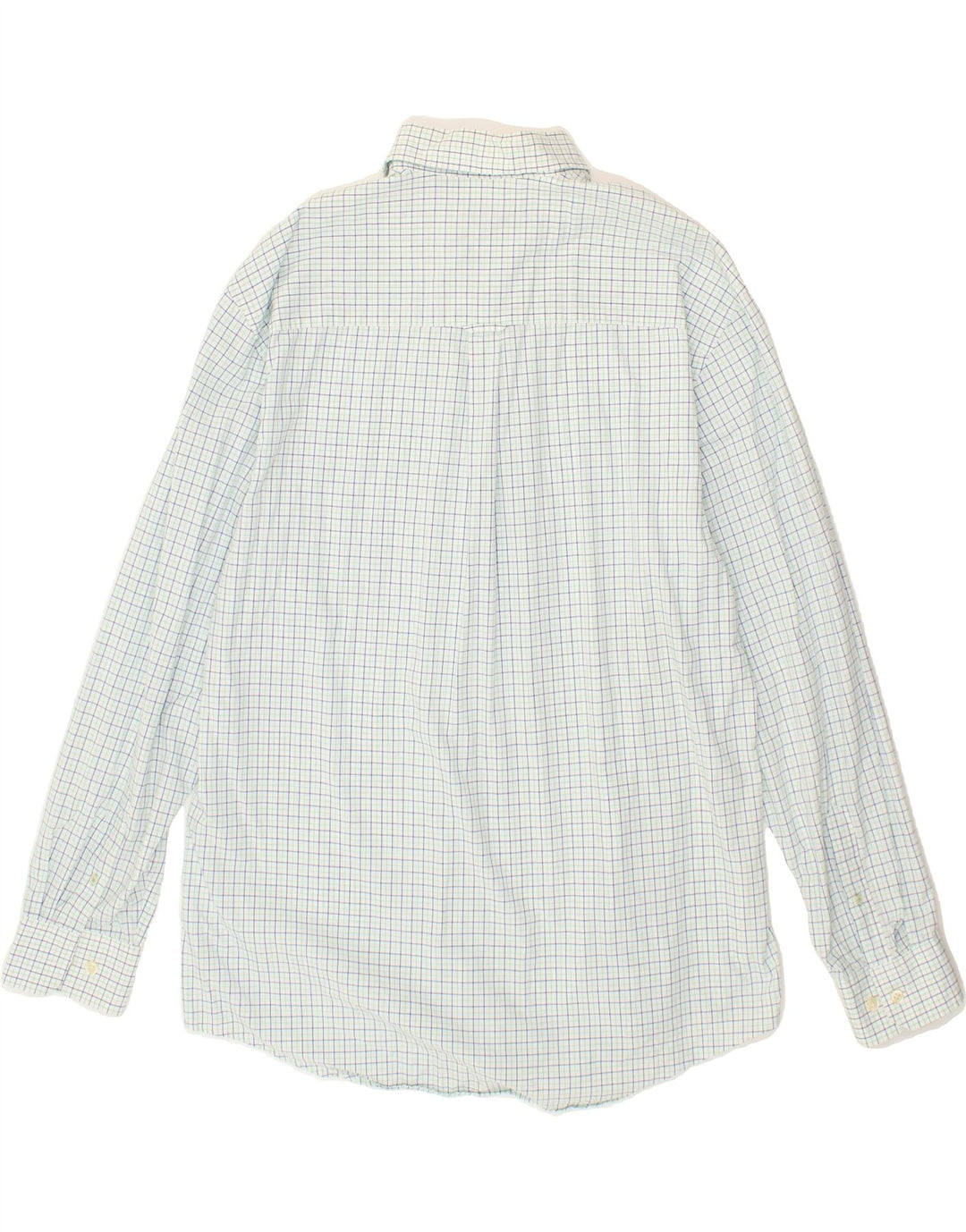 IZOD Mens Big & Tall Shirt XL Blue Check Cotton Vintage Izod and Second-Hand Izod from Messina Hembry 