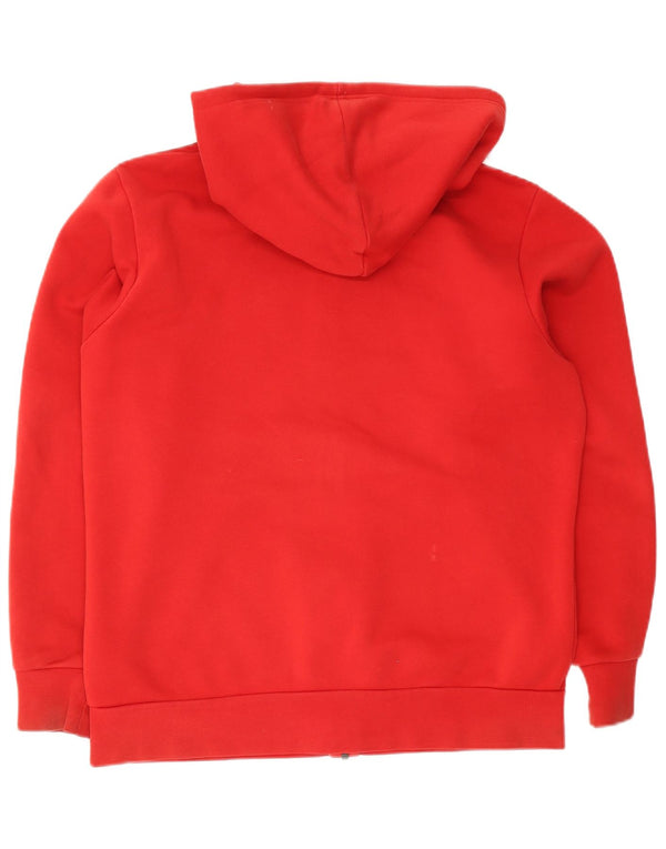 Adidas Herren Zip Hoodie Pullover XL Rot Baumwolle