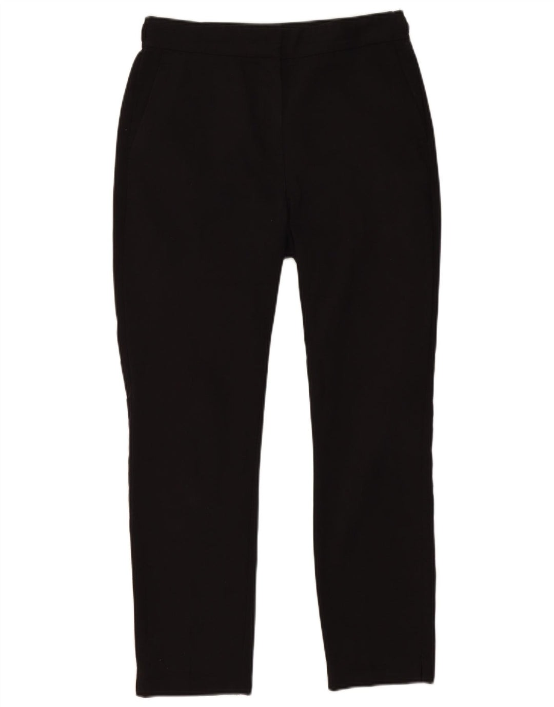 Zara Slim Chino-Hose für Damen, mittelgroß, W28, L26, schwarze Baumwolle