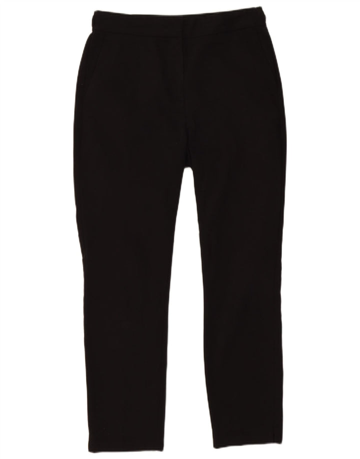 Zara Slim Chino-Hose für Damen, mittelgroß, W28, L26, schwarze Baumwolle